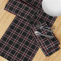 Persona 5 Shujin High School Uniform Plaid (Black/Red/White)