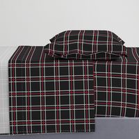 Persona 5 Shujin High School Uniform Plaid (Black/Red/White)