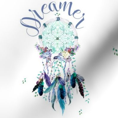 8" Dreamer / Teal & Lilac Dream Catcher Mix & Match