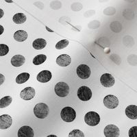 Black Polka Dots Watercolor