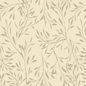 Garden Leaves {Ivory}