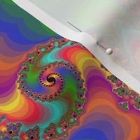 Rainbow double spiral