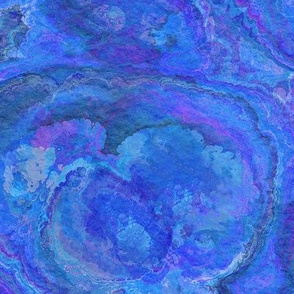 Blue Purple Abstract Watercolor