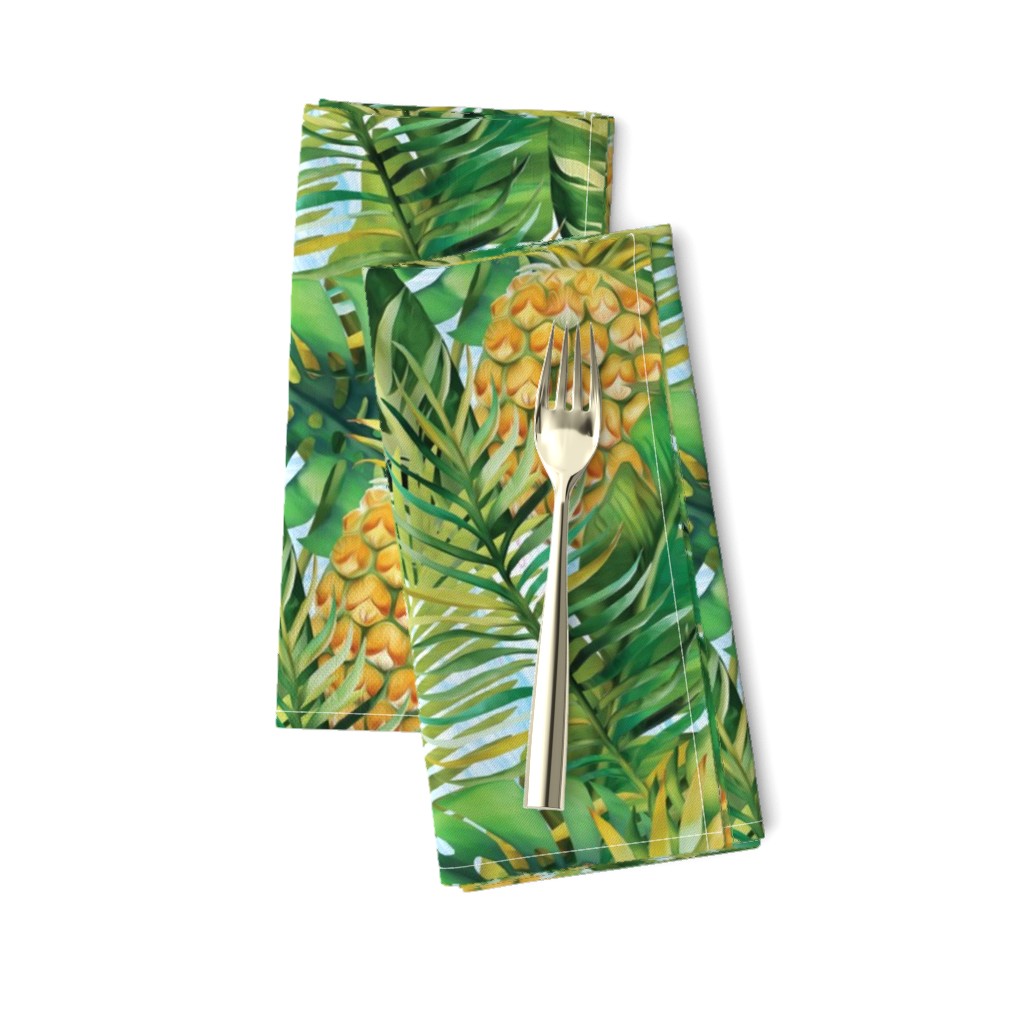 Tropical  Leaves - Pineapple - Green