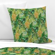 Tropical  Leaves - Pineapple - Green