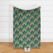 Tropical Vegetation - Pineapple - Teal