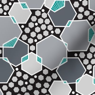 Intersecting Hexagons (Modern)