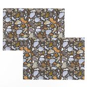 Terrazzo Pattern on Gray