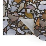 Terrazzo Pattern on Gray