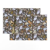 Terrazzo Pattern on Gray