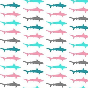 Sharks sharks and more sharks pink