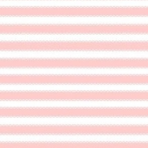 Peach Ribbon stripes