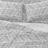 Herringbone 2 on Grey Linens