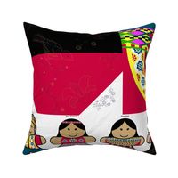 International Friends Handkerchief Dolls