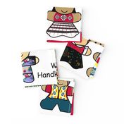 International Friends Handkerchief Dolls