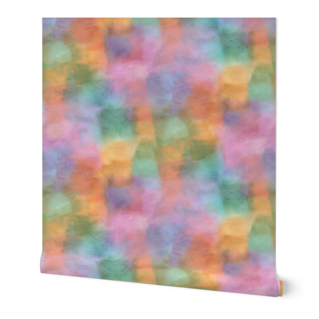 fiesta watercolor squares - bright