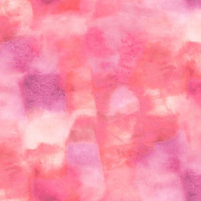 fiesta watercolor squares - pink and magenta 