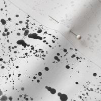 Black Ink Splatter