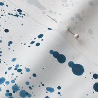 Blue Ink Splatter