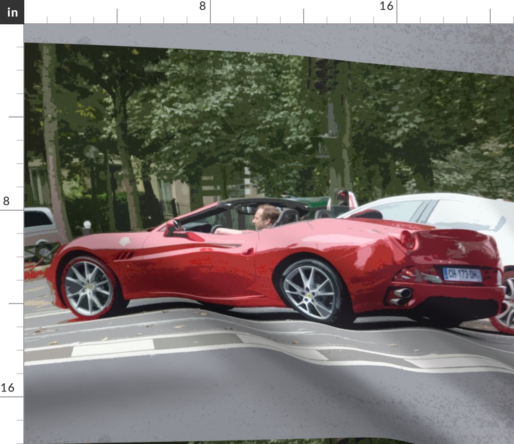 Red Ferrari, Paris