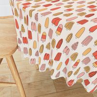 popsicle fabric // ice cream summer popsicles fabric food tropical summer design by andrea lauren - oranges