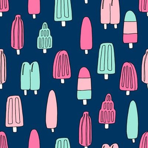 popsicle fabric // ice cream summer popsicles fabric food tropical summer design by andrea lauren - mint and pink