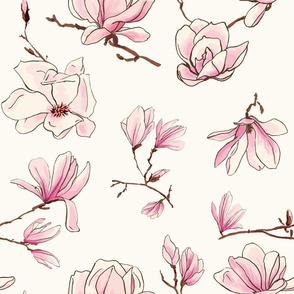 magnolias solid cream