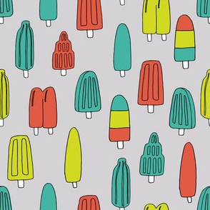 popsicle fabric // ice cream summer popsicles fabric food tropical summer design by andrea lauren - lime and orange