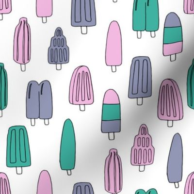 popsicle fabric // ice cream summer popsicles fabric food tropical summer design by andrea lauren - purple and green