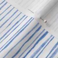 Blue Watercolor Stripes