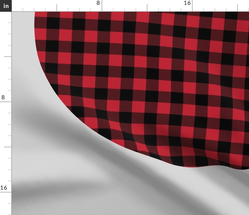 42" - monthly picture blanket - buffalo plaid moose - watch me grow