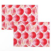 watercolor pomegranate