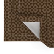 diamond checker - chocolate brown