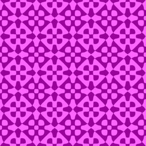 diamond checker in fuchsia and pink