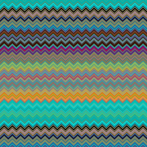 CHEVRON 2 LAVA LAMP PSYCHEDELIC FEVER EMERALD TEAL