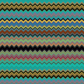 CHEVRON 3 LAVA LAMP PSYCHEDELIC FEVER EMERALD TEAL