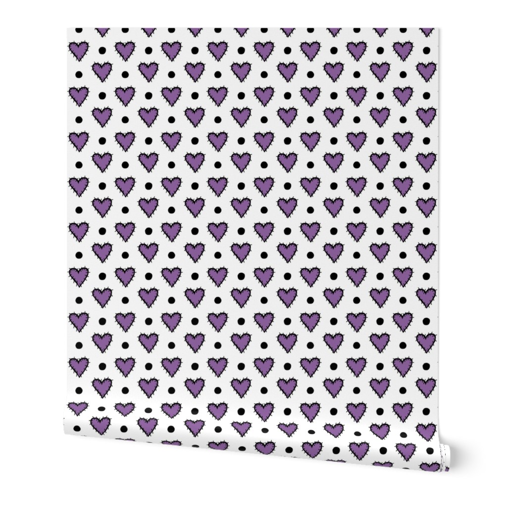 Patch Heart Mini Print - Perfect Purple 