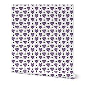 Patch Heart Mini Print - Perfect Purple 