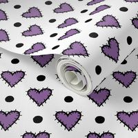 Patch Heart Mini Print - Perfect Purple 