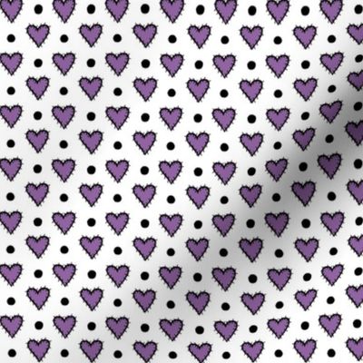 Patch Heart Mini Print - Perfect Purple 