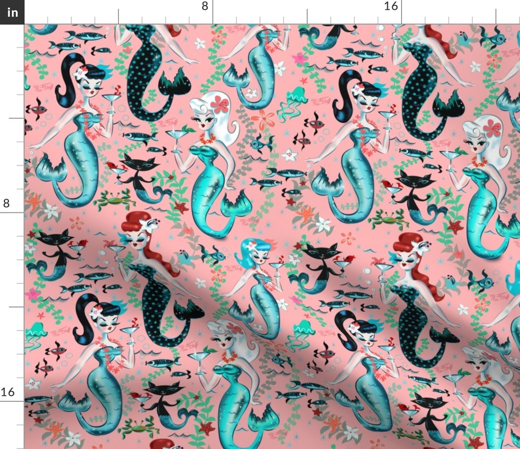Sun Print 2020 - Menagerie Mermaid - Fabric by the Yard – Delafield Quilt  Company