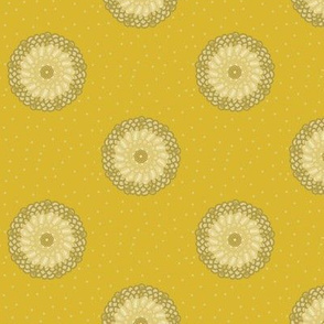 lovely Yellow Mandalas