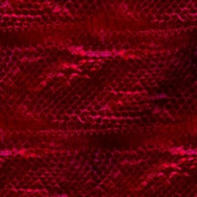 Seamless Red Snake Skin