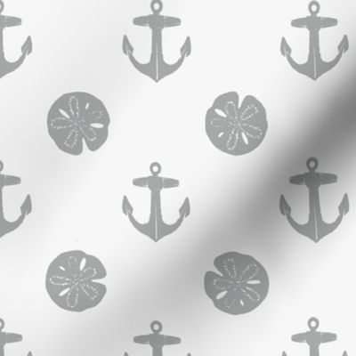 anchors_and_sandollars_gray_on_white