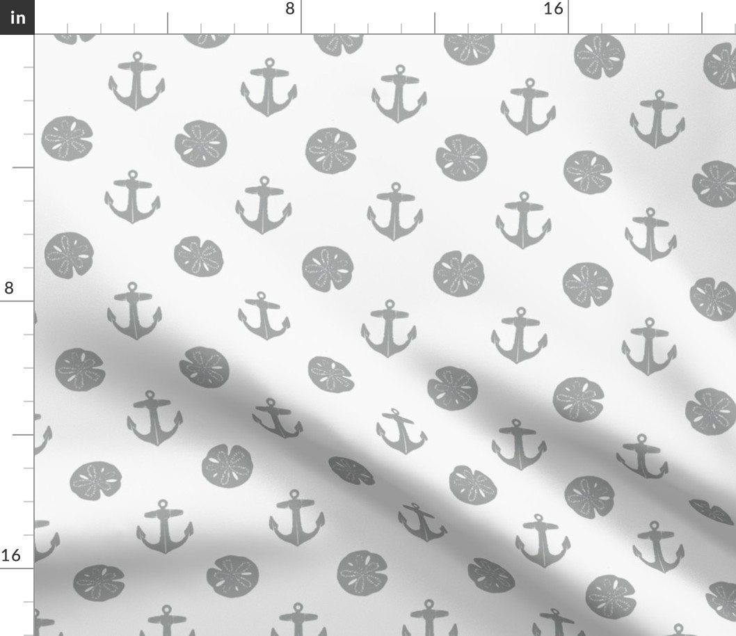 anchors_and_sandollars_gray_on_white