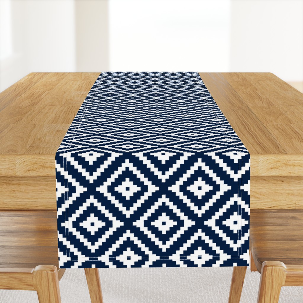 aztec on navy 