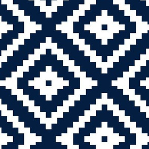 aztec on navy 