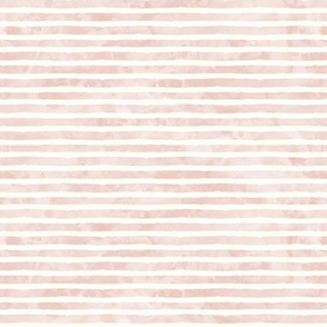 (small scale) watercolor blush stripe  - mermaid coordinate (warm)