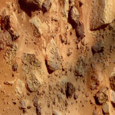 Mars Landscape Border Print