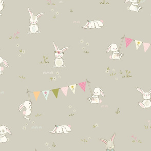 Bunnies have a party